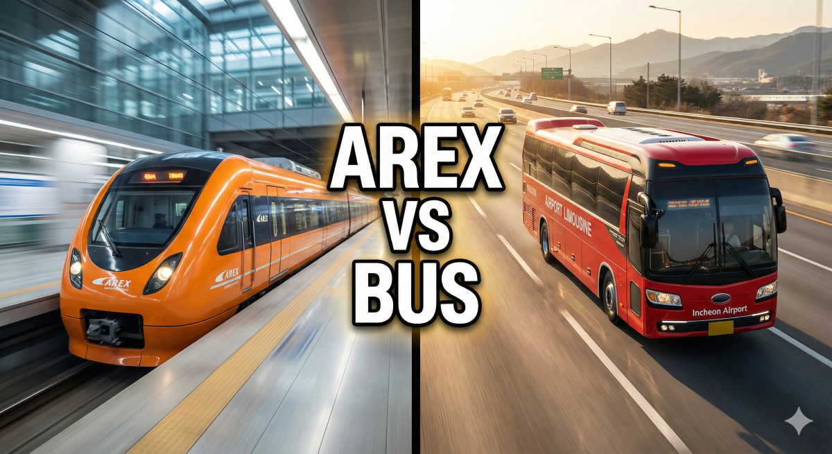 Incheon Airport Transport: AREX Train vs Limousine Bus Comparison